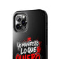 Funda para teléfono "Yo manifiesto lo que quiero" - Negro