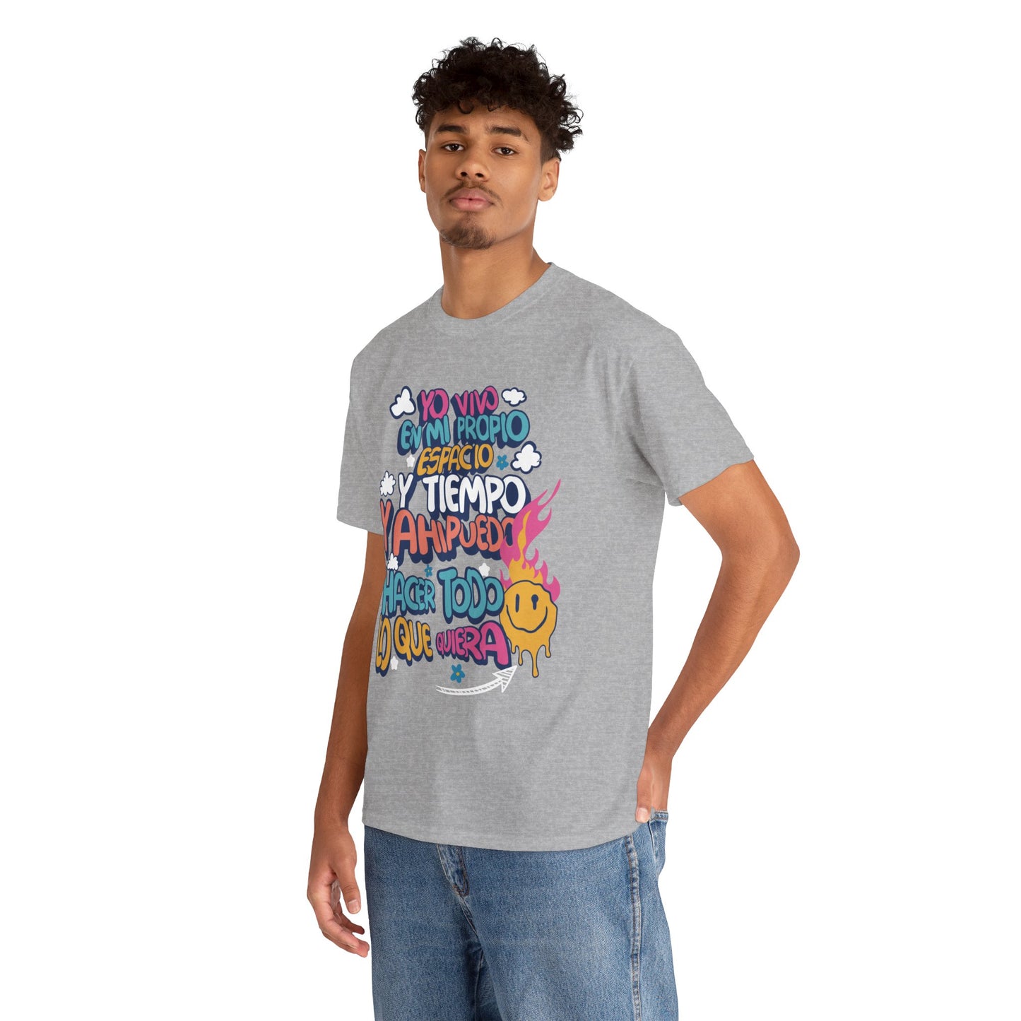 Playera Unisex "Yo vivo en mi propio espacio y tiempo"
