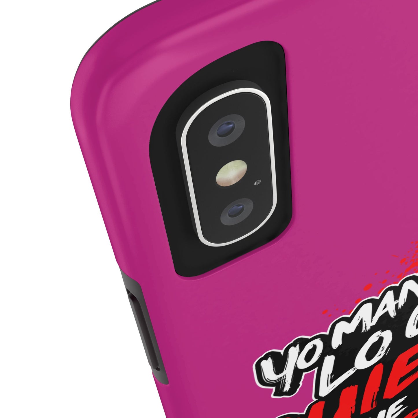 Funda para teléfono "Yo manifiesto lo que quiero" - Fucsia