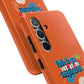 Funda para teléfono "Todo lo que veo en mi imaginación" - Naranja