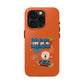 Funda para teléfono "Todo lo que veo en mi imaginación" - Naranja