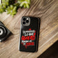Funda para teléfono "Yo manifiesto lo que quiero" - Negro