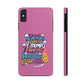 Funda para teléfono "Yo vivo en propio espacio y tiempo"