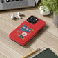 Funda para teléfono "Todo lo que veo en mi imaginación" - Rojo