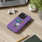 Funda para teléfono "Todo lo que veo en mi imaginación" - Lila