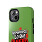 Funda para teléfono "Yo manifiesto lo que quiero" - Verde
