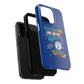 Funda para teléfono "Todo lo que veo en mi imaginación" - Azul