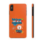 Funda para teléfono "Todo lo que veo en mi imaginación" - Naranja