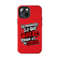 Funda para teléfono "Yo manifiesto lo que quiero" - Rojo