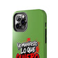Funda para teléfono "Yo manifiesto lo que quiero" - Verde