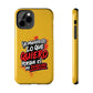 Funda para teléfono "Yo manifiesto lo que quiero" - Amarillo