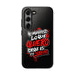 Funda para teléfono "Yo manifiesto lo que quiero" - Negro