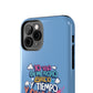 Funda para teléfono "Yo vivo en propio espacio y tiempo" - Celeste