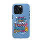 Funda para teléfono "Yo vivo en propio espacio y tiempo" - Celeste