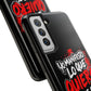 Funda para teléfono "Yo manifiesto lo que quiero" - Negro
