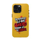 Funda para teléfono "Yo manifiesto lo que quiero" - Amarillo