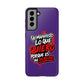 Funda para teléfono "Yo manifiesto lo que quiero" - Violeta