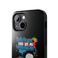 Funda para teléfono "Todo lo que veo en mi imaginación" - Negro