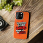 Funda para teléfono "Yo manifiesto lo que quiero" - Naranja