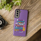 Funda para teléfono "Yo vivo en propio espacio y tiempo" - Lila