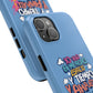 Funda para teléfono "Yo vivo en propio espacio y tiempo" - Celeste