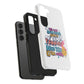 Funda para teléfono "Yo vivo en propio espacio y tiempo" - Blanco