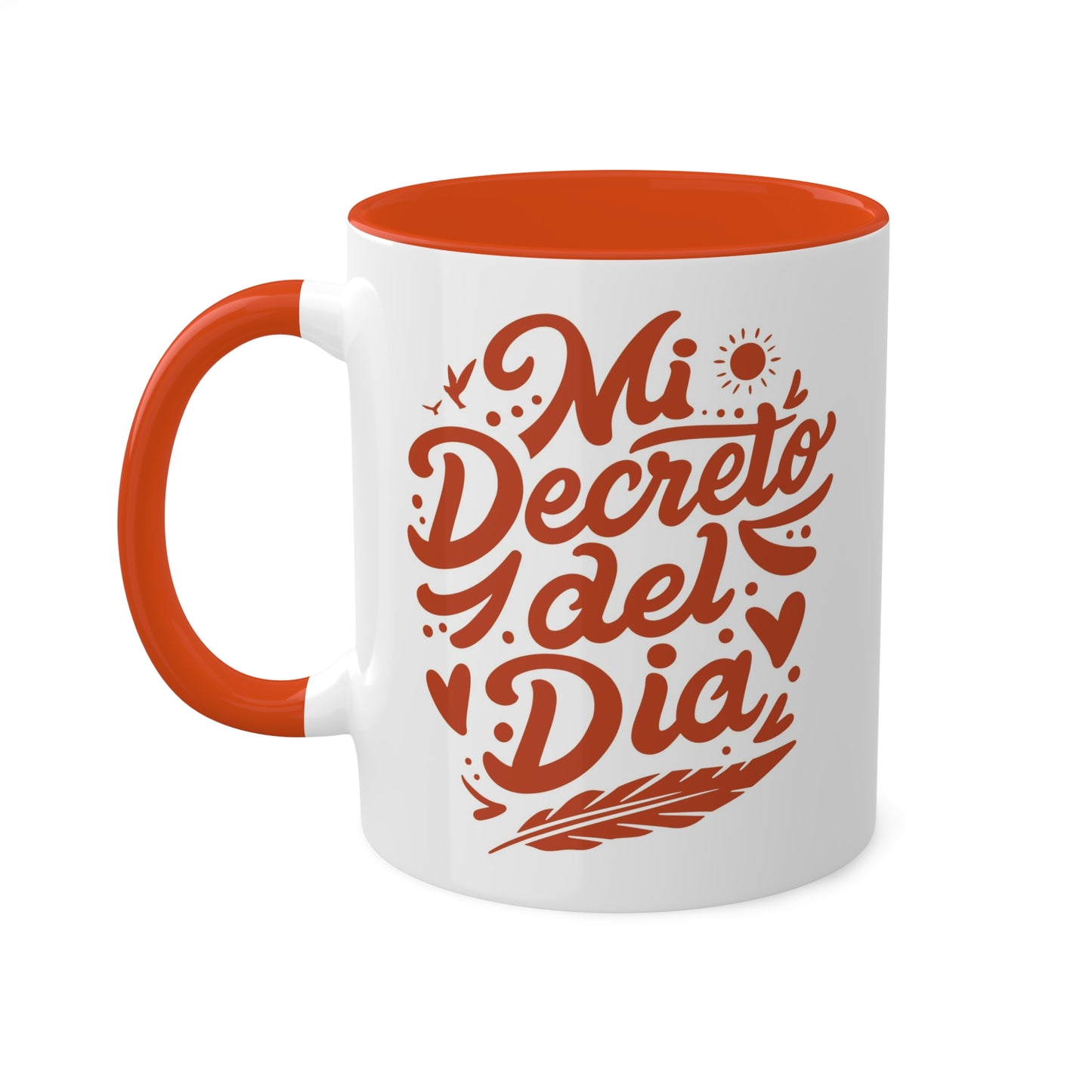 Tazas "Mi decreto del día" de cerámica 11 oz - Celes Manifestación