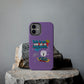 Funda para teléfono "Todo lo que veo en mi imaginación" - Lila