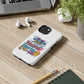 Funda para teléfono "Yo vivo en propio espacio y tiempo" - Blanco