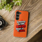 Funda para teléfono "Yo manifiesto lo que quiero" - Naranja