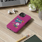 Funda para teléfono "Todo lo que veo en mi imaginación" - Fucsia