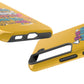 Funda para teléfono "Yo vivo en propio espacio y tiempo" - Amarillo
