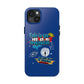 Funda para teléfono "Todo lo que veo en mi imaginación" - Azul