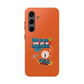 Funda para teléfono "Todo lo que veo en mi imaginación" - Naranja