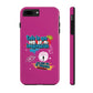 Funda para teléfono "Todo lo que veo en mi imaginación" - Fucsia