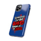 Funda para teléfono "Yo manifiesto lo que quiero" - Azul