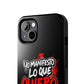 Funda para teléfono "Yo manifiesto lo que quiero" - Negro