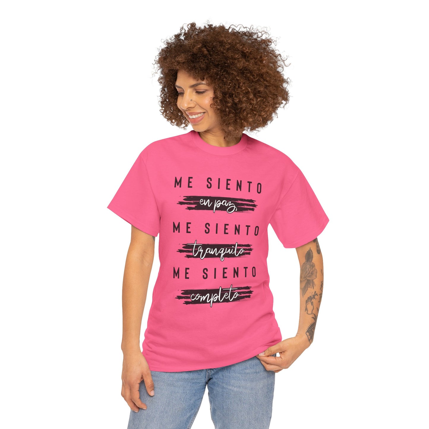 Playera Unisex "Me siento en paz"