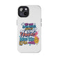 Funda para teléfono "Yo vivo en propio espacio y tiempo" - Blanco