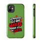 Funda para teléfono "Yo manifiesto lo que quiero" - Verde