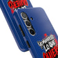 Funda para teléfono "Yo manifiesto lo que quiero" - Azul