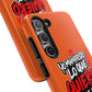 Funda para teléfono "Yo manifiesto lo que quiero" - Naranja