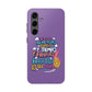 Funda para teléfono "Yo vivo en propio espacio y tiempo" - Lila
