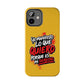 Funda para teléfono "Yo manifiesto lo que quiero" - Amarillo