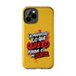 Funda para teléfono "Yo manifiesto lo que quiero" - Amarillo