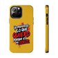 Funda para teléfono "Yo manifiesto lo que quiero" - Amarillo