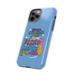 Funda para teléfono "Yo vivo en propio espacio y tiempo" - Celeste