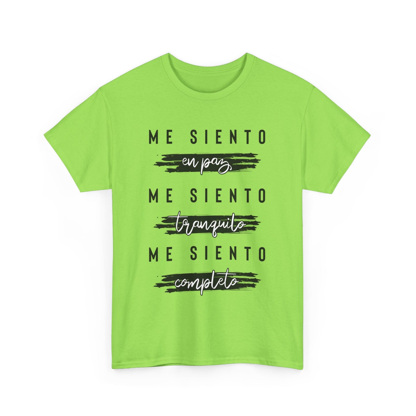 Playera Unisex "Me siento en paz"