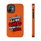 Funda para teléfono "Yo manifiesto lo que quiero" - Naranja