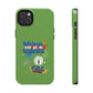 Funda para teléfono "Todo lo que veo en mi imaginación" - Verde